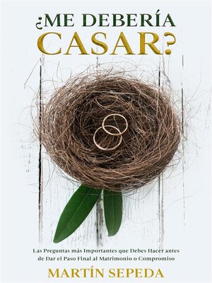 cover image of ¿Me Debería Casar?